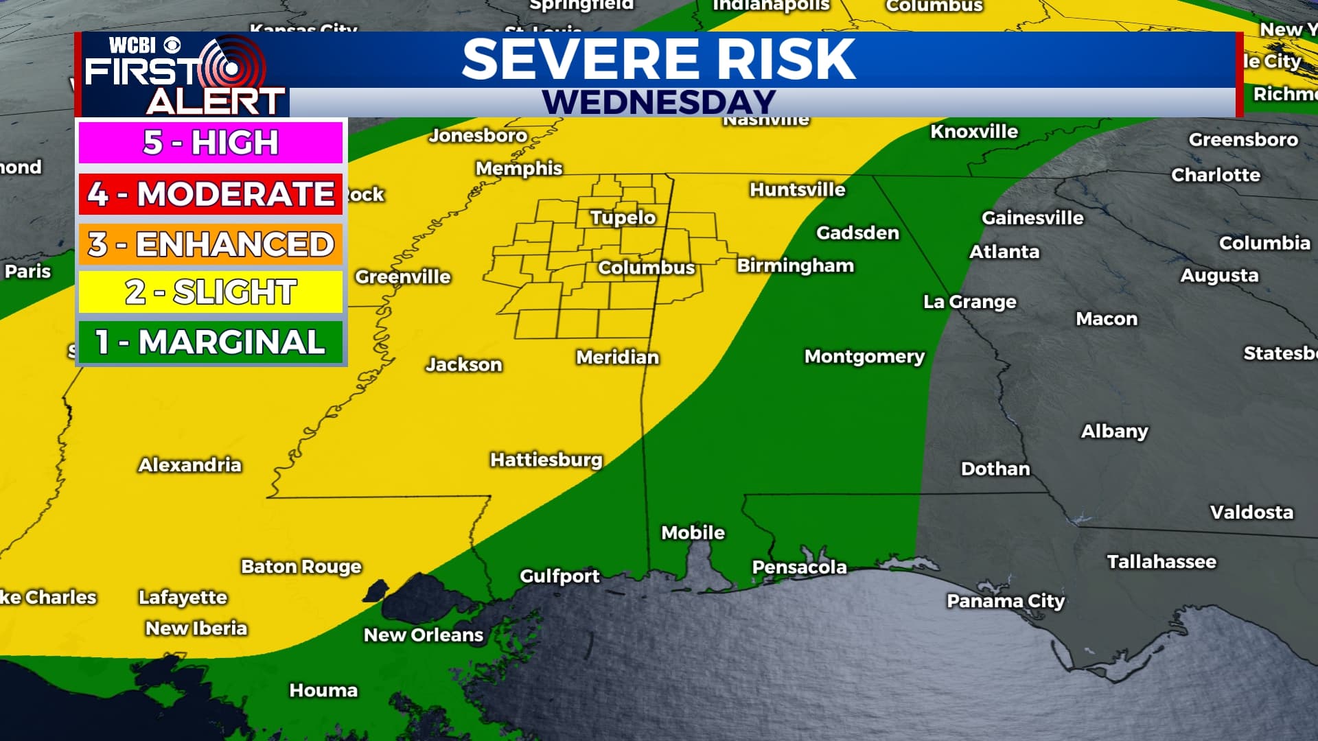 Potential for more severe weather