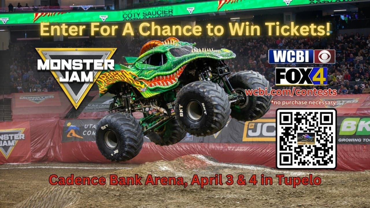 WCBI hosts Monster Jam 2026 Ticket Giveaway!